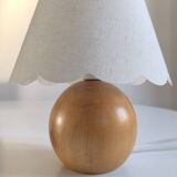Wooden ball lamp
