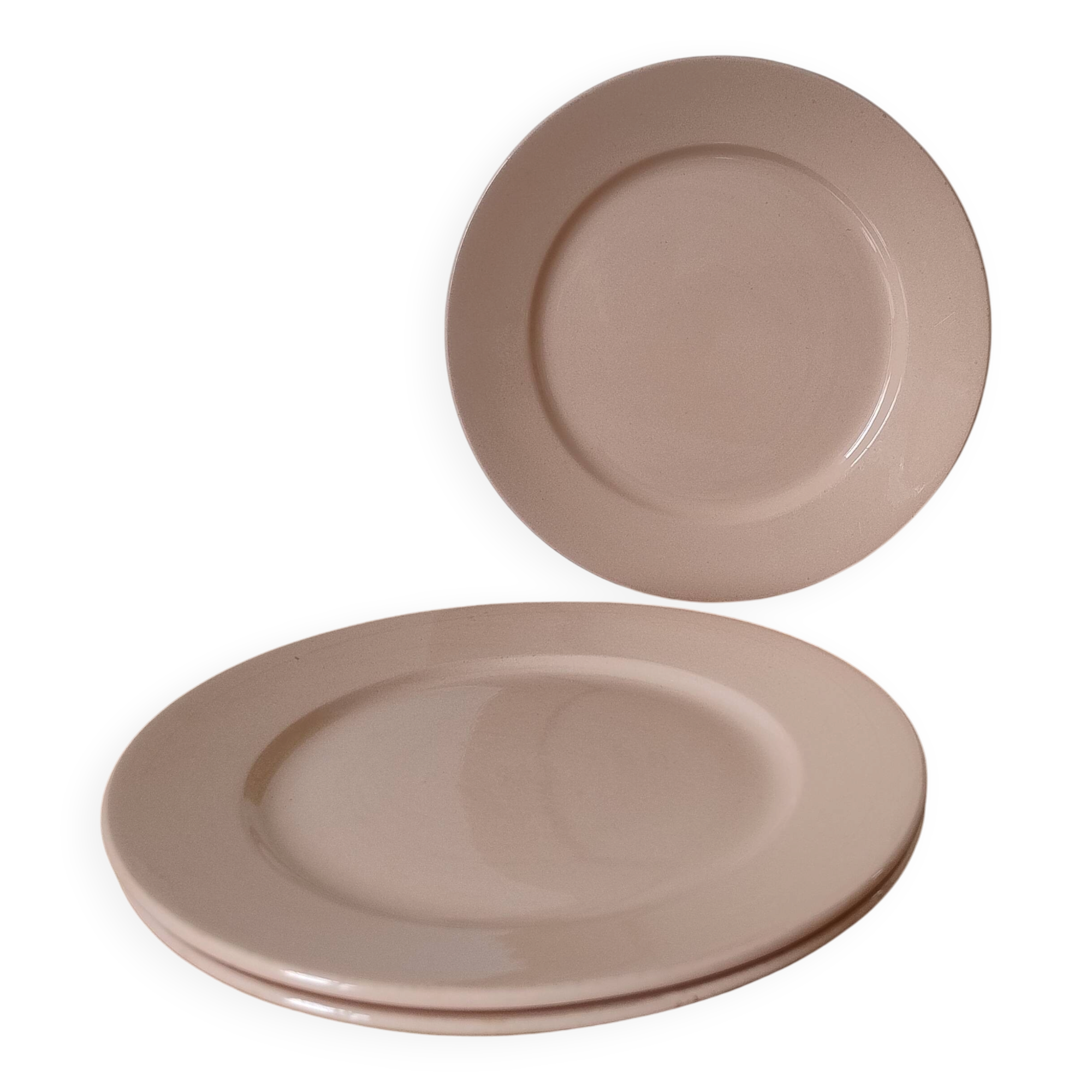 Vintage dessert plate in earthenware - Digoin & Sarreguemines