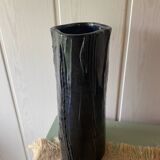 Signed stoneware vase