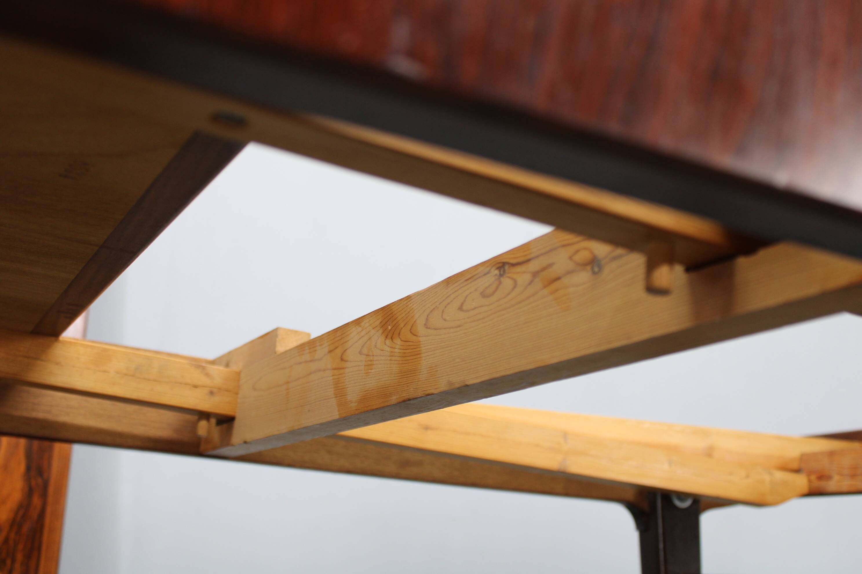 Mid-century Danish extendable dining table, Denmark, 1960s