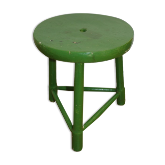 Green wood tripod stool 400mm