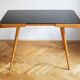1960's Mid Century Coffee Table With a Black Opaxite Glass - Smaller version