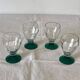 Lot de 4 verres à vin doux années 30