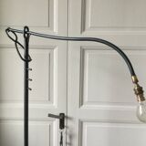 1950s iron floor lamp