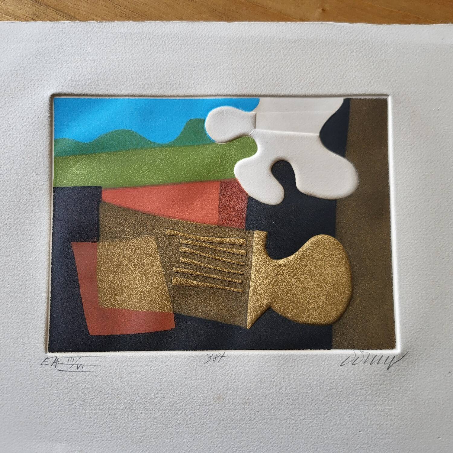 Artist's proof Bertrand Dorny, signed and numbered.