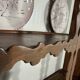 Antique rustic wall unit plate cabinet 1900