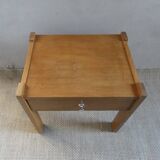 Light wood bedside table from the 60s