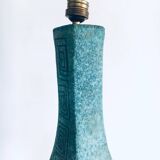 Art ceramics sgraffito table lamp attributed to Alvino Bagni for Raymor, Italy, 1960s.