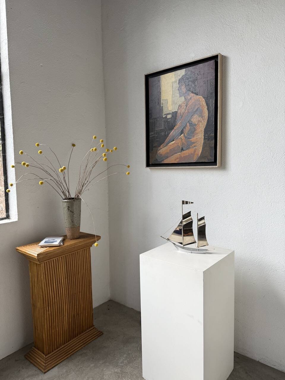 Stainless steel boat from the 1980s.