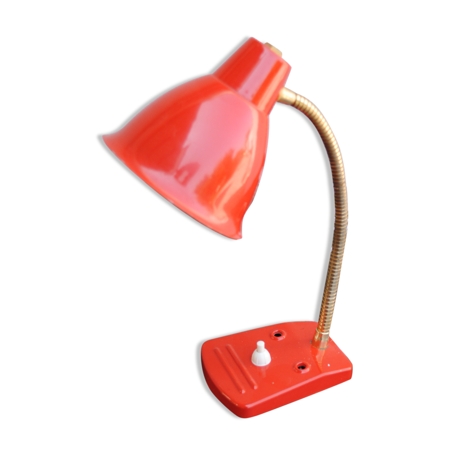 Lamp metal desk vintage