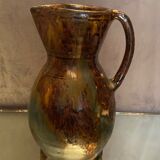 Pitcher in La Borne stoneware signed Lucien Talbot