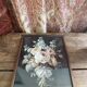 Painting on paper, glazed wooden frame