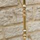 Old brass lamppost, Lampshade pagoda