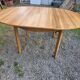 Scandinavian extendable oak table from the 1960s (butterfly extension)