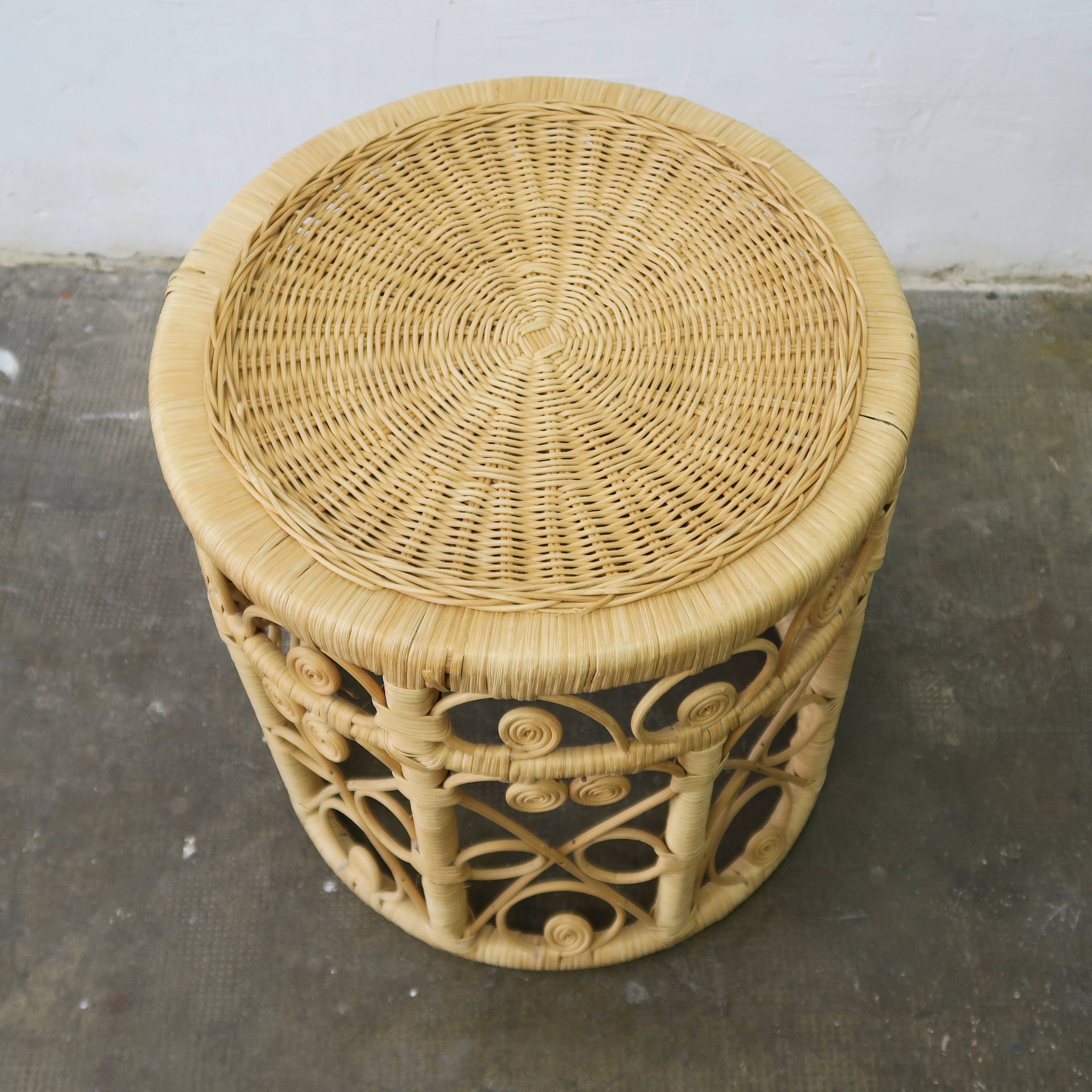 Rattan stool