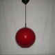 Opaline spherical suspension from the 60s - 70s