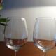 2 glasses red wine crystal Baccarat model Montaigne Optic