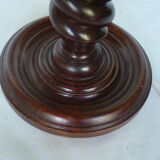 Turned wooden lamp foot