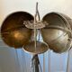 Atypical industrial furniture riveted sphere