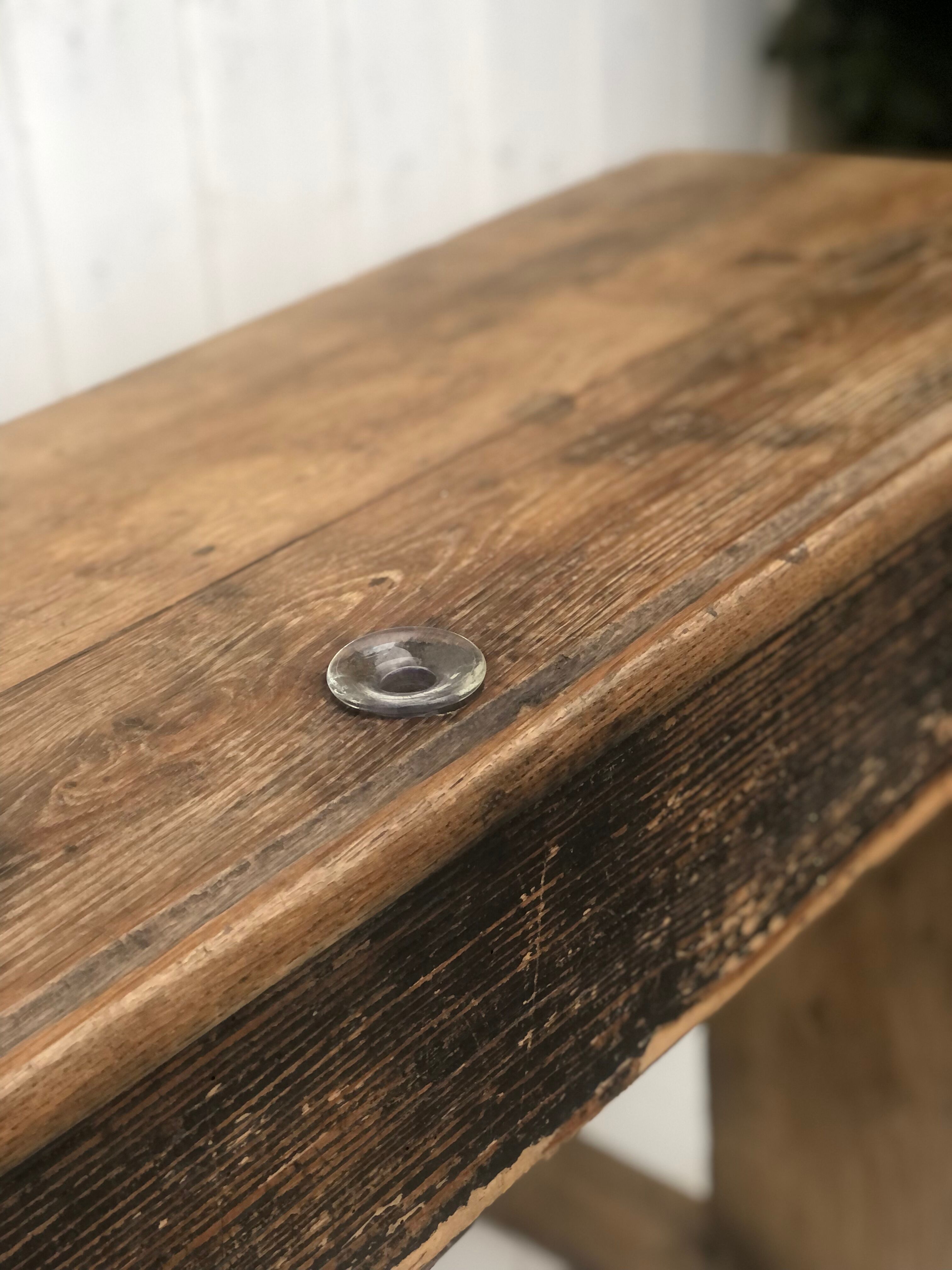 School desk and bench 3 places child wood