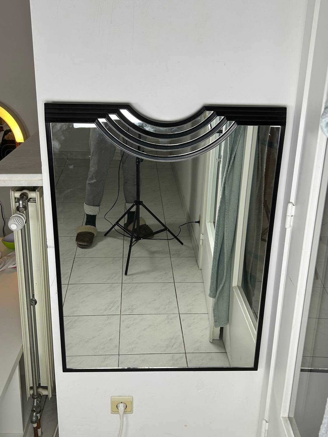 Vintage Deknudt mirror art deco style