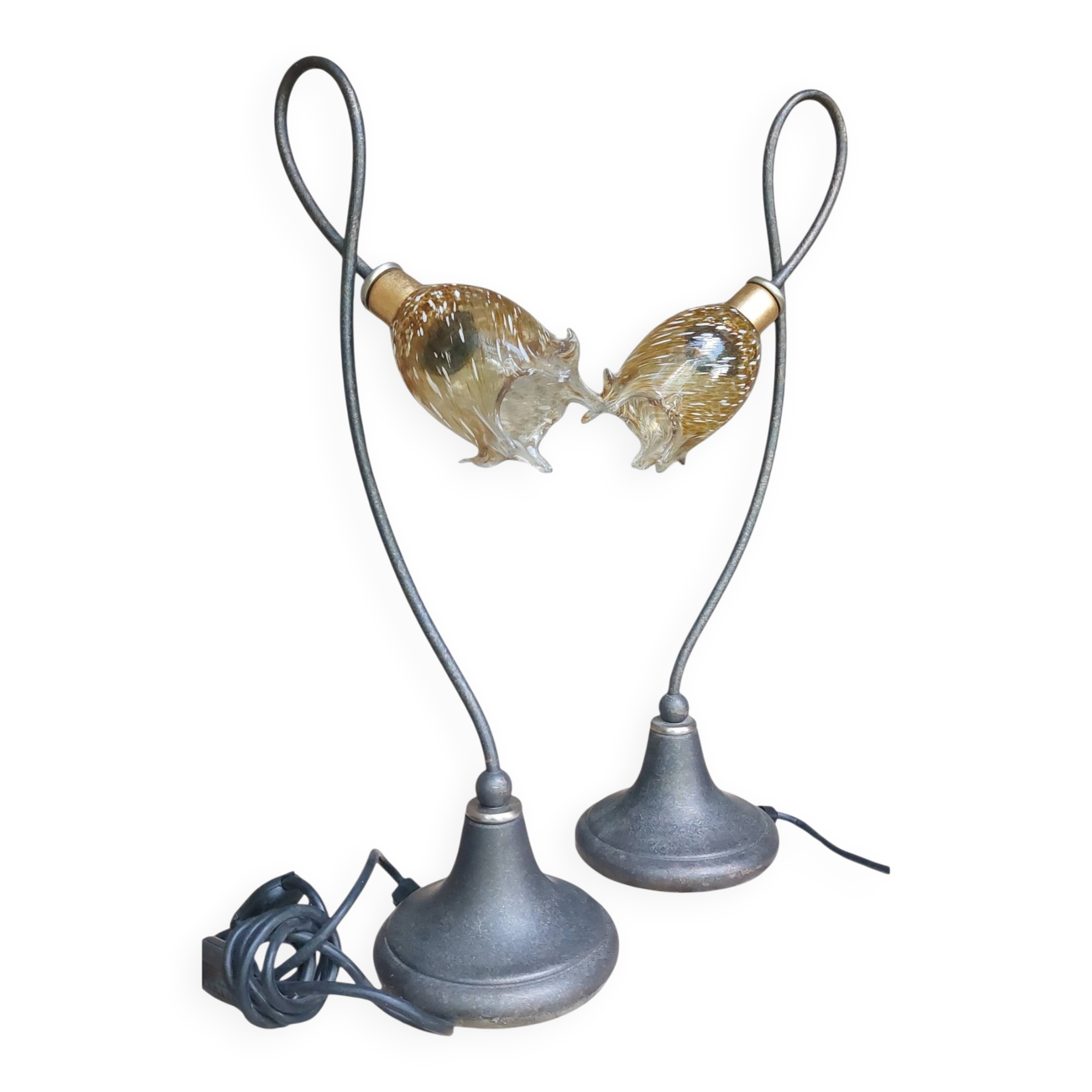Lampes en verre Murano
