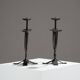 Pair of Brutalist Candlesticks, 1950s
