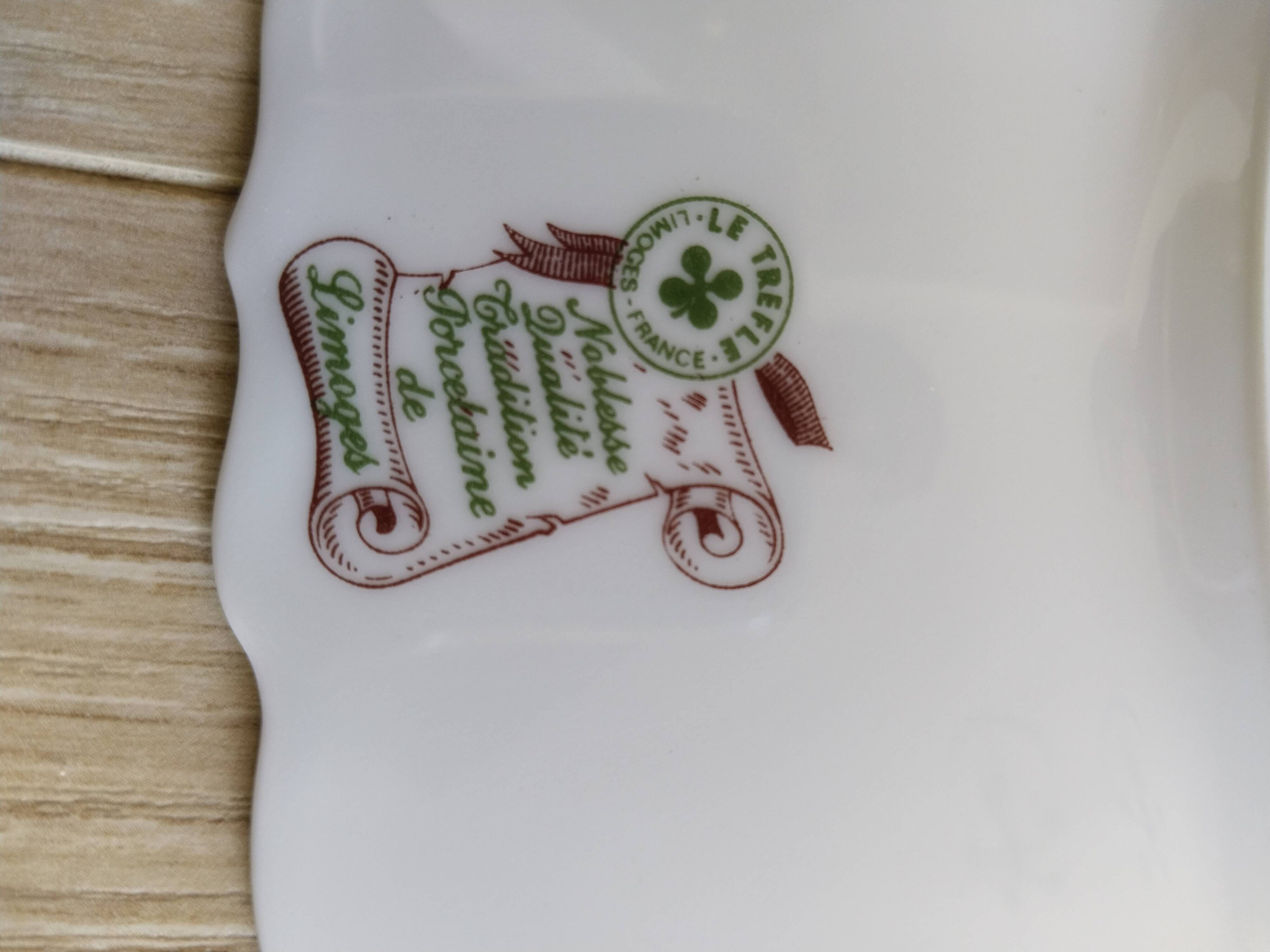 Limoges porcelain clock