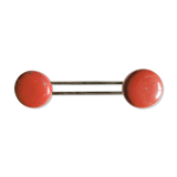 Old coat hanger two hooks