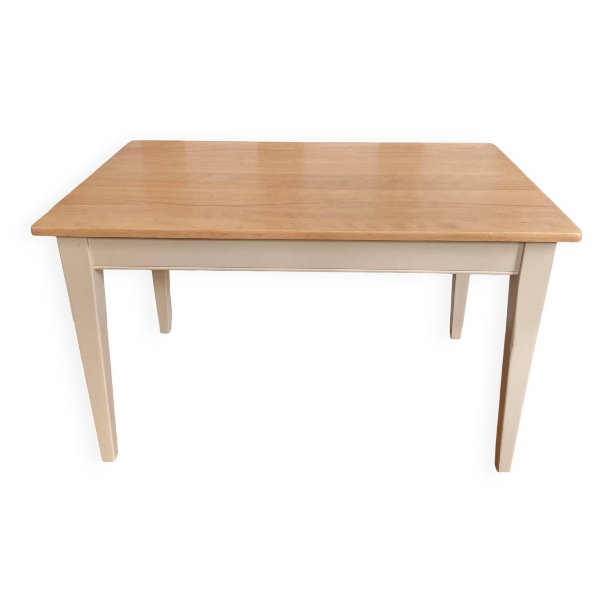 Solid wood dining table