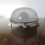 Wall lamp or ceiling lamp industrial window brand "block" France 60s 70s