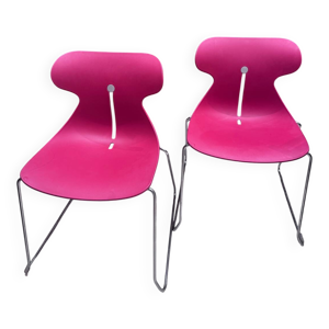 Paire de chaises design