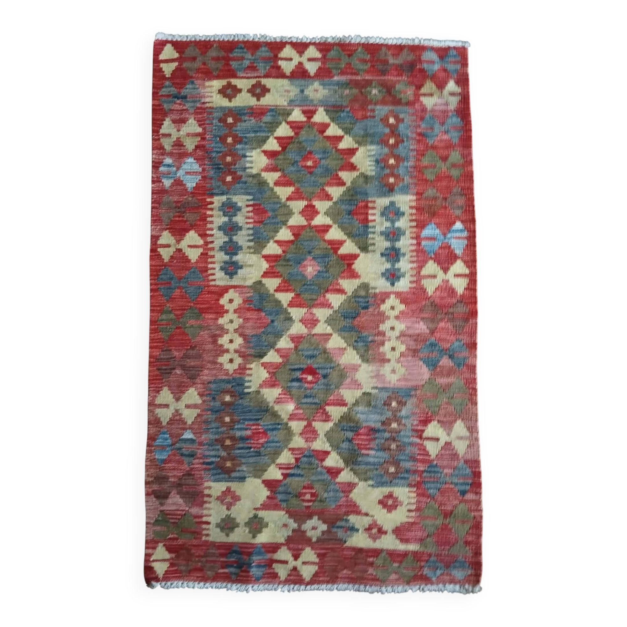 Handmade Persian Qashqai rug 150x89cm
