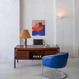 Minimalist figurative painting "In your arms" by Bodasca