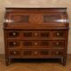 Cylinder desk in marquetry walnut – Louis XVI period, late 18th century