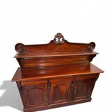 Large elegant English mahogany buffet - 19th century