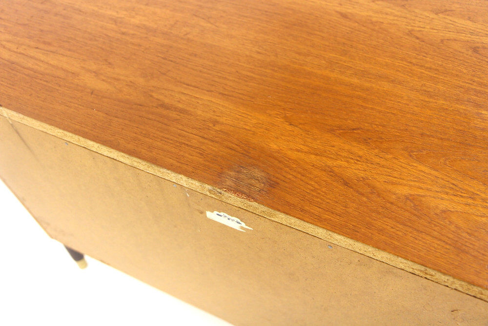 Commode scandinave en teck, Bröderna Gustavssons, Markaryd, Suède, 1960