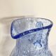 Carafe Biot verre bullé signé