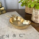 Pear-shaped brass tidy