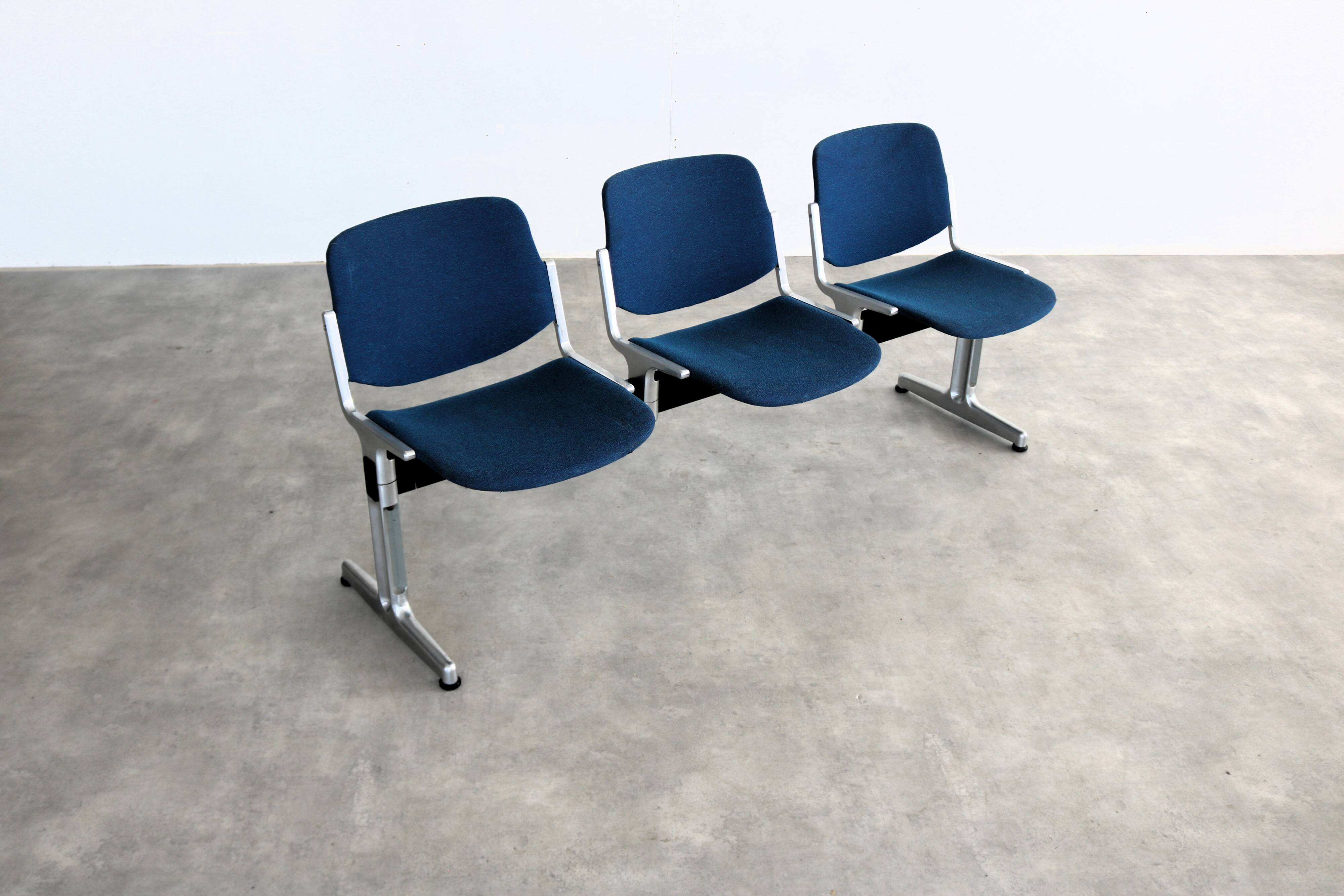 Vintage bench | waiting room bench | 1970s | Castelli