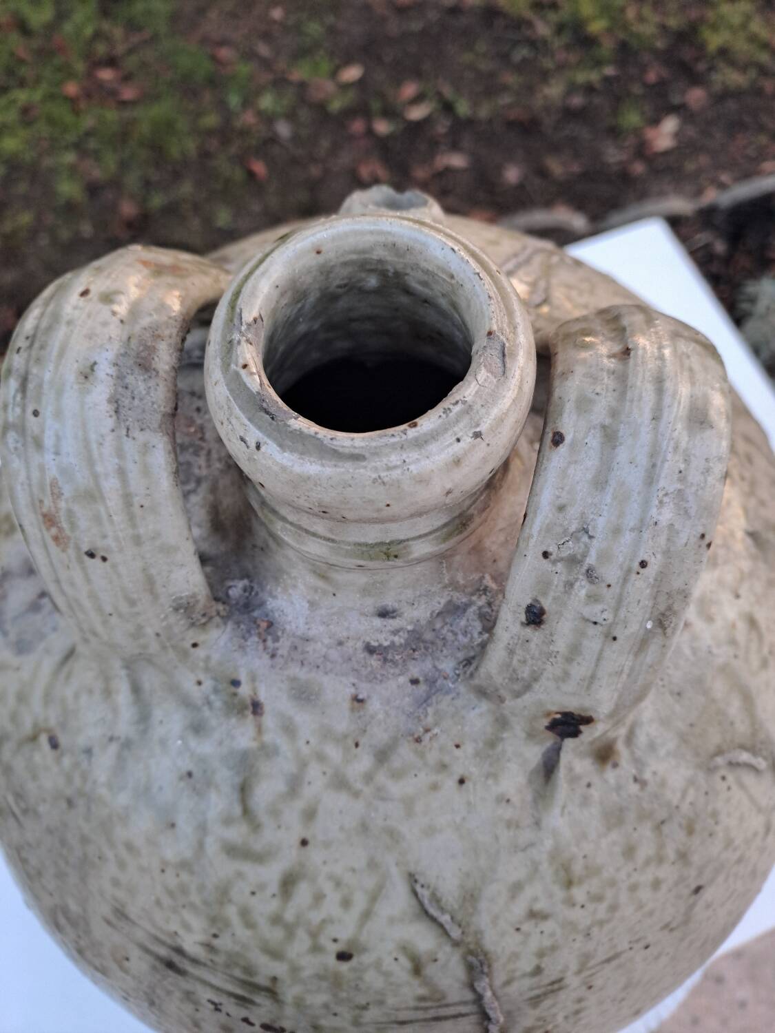 Large glazed stoneware jug