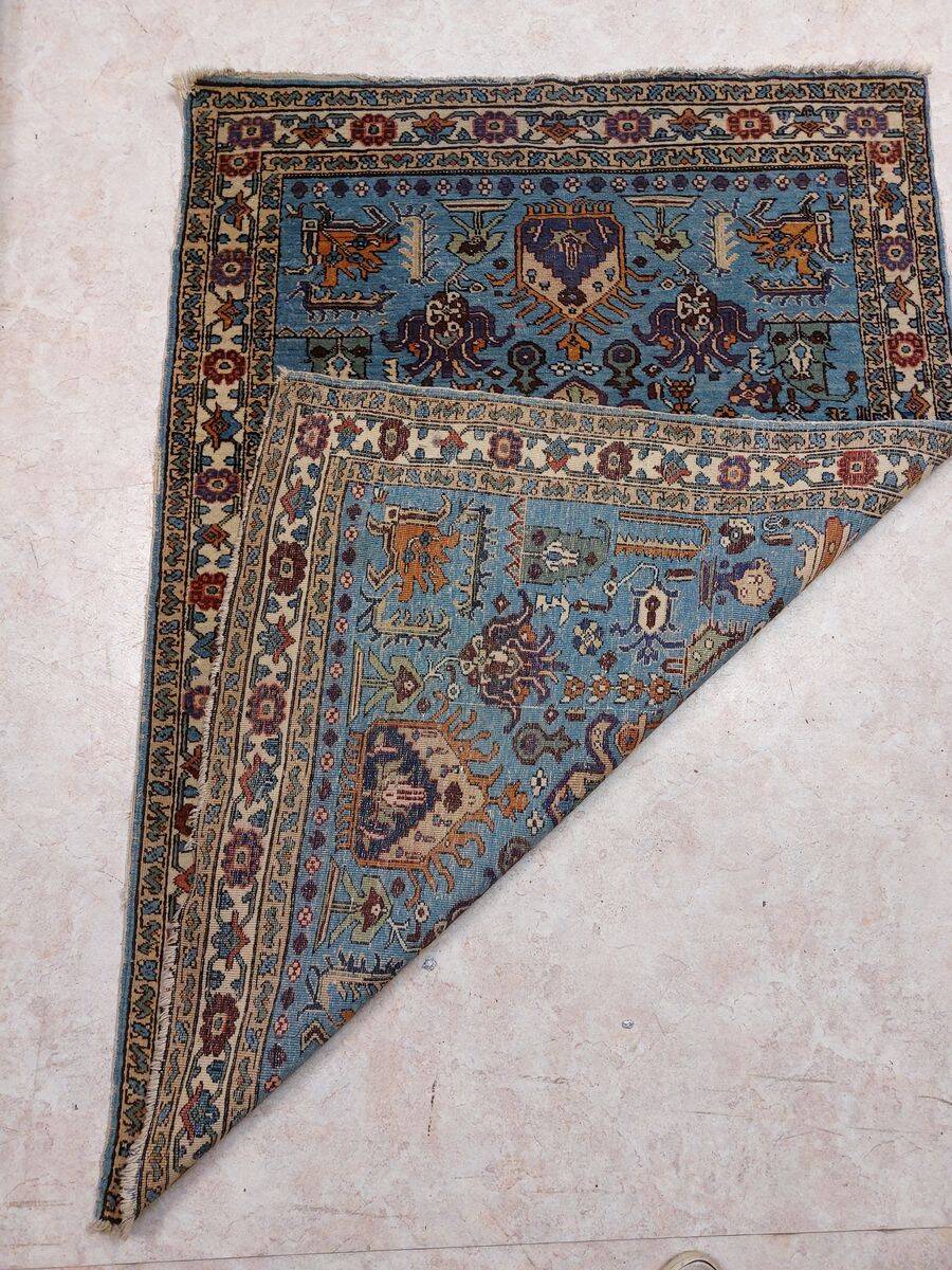 Qom Persian rug, handwoven silk and wool - 152 x 110 cm