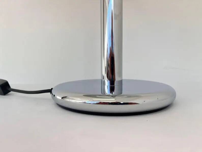 Grande lampe de table champignon extra large de style mid-century par Hillebrand, années 1970.