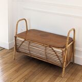 Rattan bench / chest