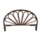Tête de lit rotin vintage 140cm