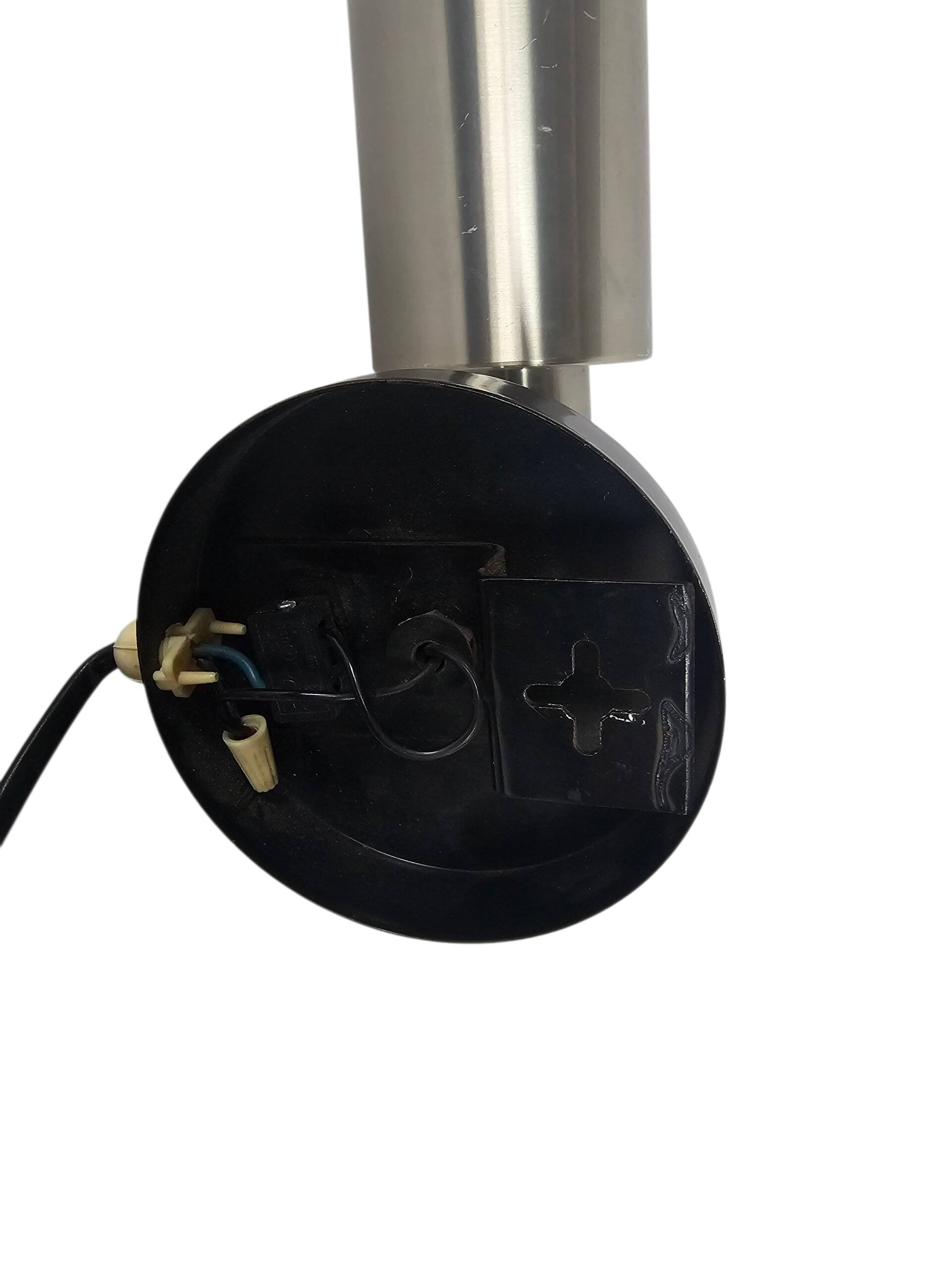 Koch & Lowy - wall spotlight - Stainless Steel - Space Age lighting - Ameri