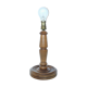 Turned wooden lamp foot