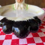 Dish and egg cups with chick designs
