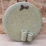 Beige Ceramic Pendant Light Vintage Hanging Decoration #B622