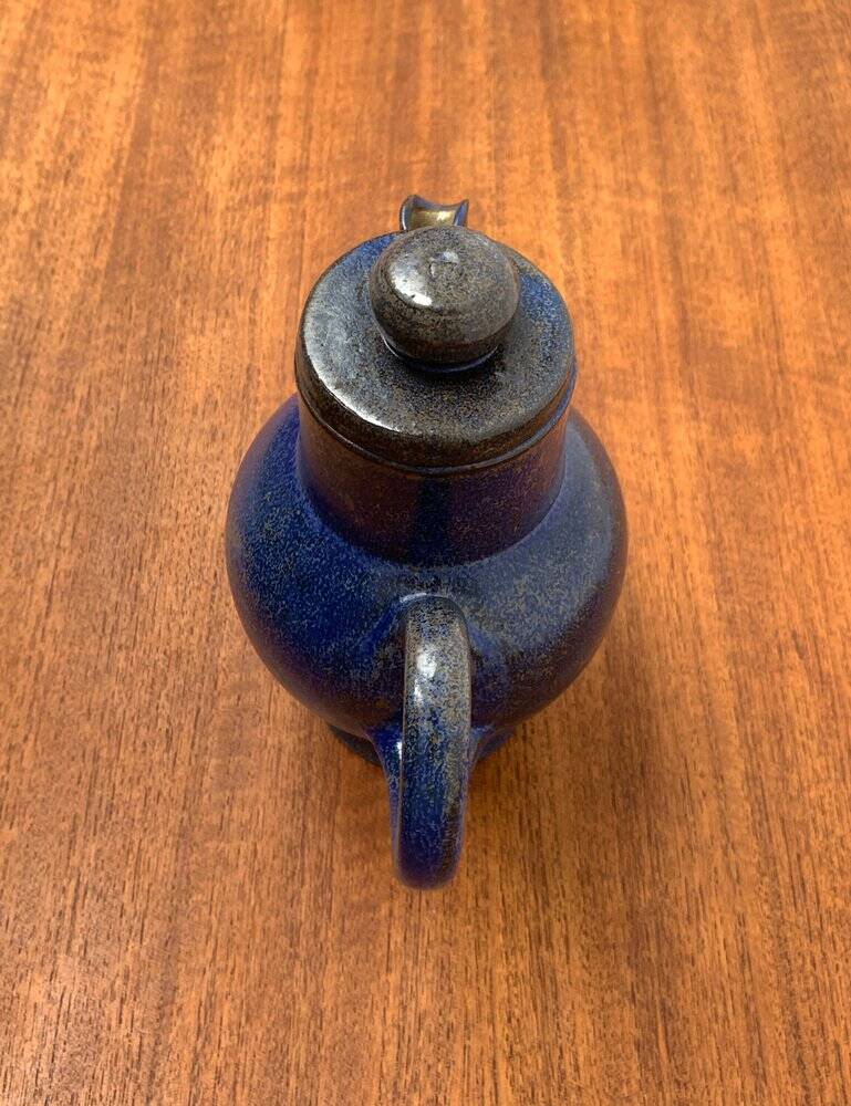 Ceramic teapot from mid-century Germany by Meike Falck Nicolaisen, 1960s.